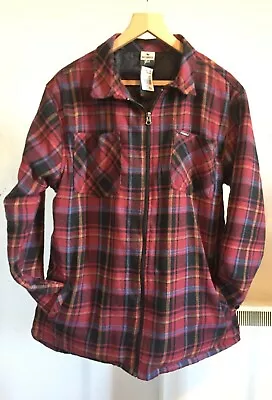 Buy Nicoboco Surfwear Men's Long-sleeved Flannel Jacket Shirt Checkered Red • 20£