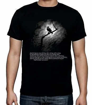 Buy Edgar Allan Poe The Raven Men's T-Shirt - Goth Gothic • 14.95£
