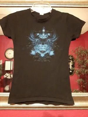 Buy Nightwish Concert Girlie T-shirt Black W/blue Graphics On Front  • 13.30£