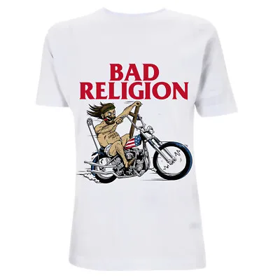Buy Bad Religion American Jesus White Heavy Official Tee T-Shirt Mens • 16.36£