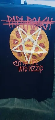 Buy Papa Roach Pizza T-shirt,small • 18.97£