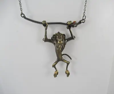 Buy Rafiki Lion King Disney Bronze Tone Necklace • 12.06£