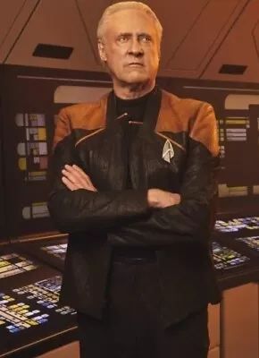 Buy Picard Season 3 Captain Red Black Star Trek Leather Jacket Costume Starfleets • 144£