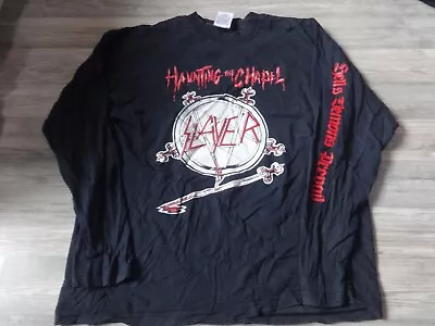 Buy Slayer Old Rar Vintage LS Shirt Thrash Metal Exodus Venom • 61.77£
