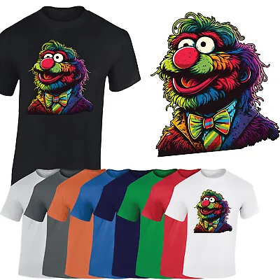 Buy Happy Muppet Mens T-Shirt Funny Muppets Animal Womens Unisex Gift Tshirt • 11.99£
