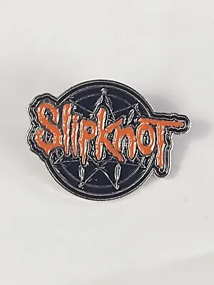 Buy Slipknot Metal Enamel Lapel Pin Black Red Rock Music Promo Merch • 3.07£