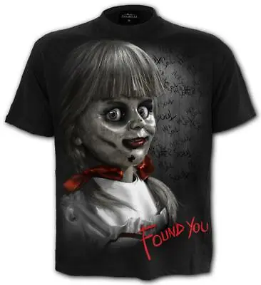 Buy Spiral Horror Villains Tee T Shirt Top Annabelle Found You Creepy Doll Warren • 19.99£