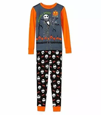 Buy Jack Skellington 'Seriously Spooky' Nightmare Before Christmas Pajama Set Size 4 • 11.83£