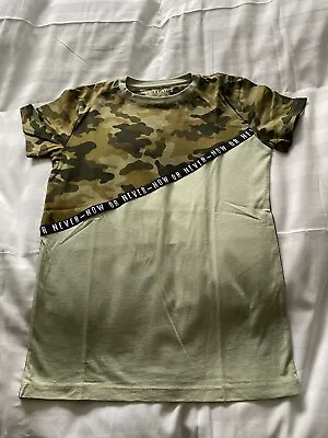 Buy *NEW* Urban Outlaws Boys Green Camouflage T-Shirt Age 9-10 • 2.99£