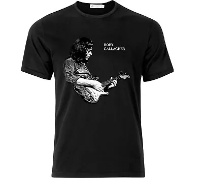 Buy Rory Gallagher Stratocaster T Shirt Black • 18.49£