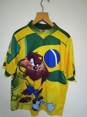 Buy Vintage 99 Looney Tunes Taz Brazil Tshirt • 66.80£