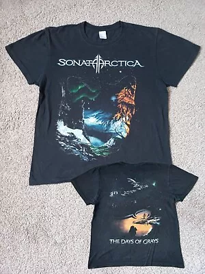 Buy Vintage Sonata Arctica T-Shirt - Stedman Size L - Heavy Power Metal - Hammerfall • 12.99£