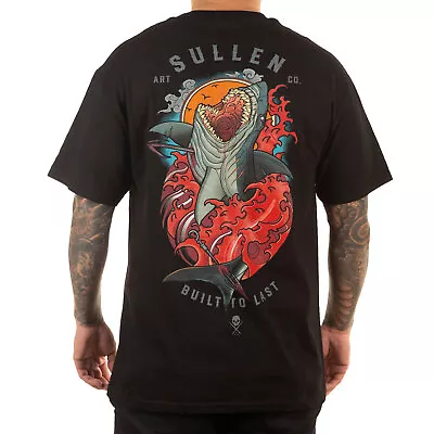 Buy Sullen Men's Blood In The Water Short Sleeve T Shirt Black Lifestyle Skate St • 31.08£