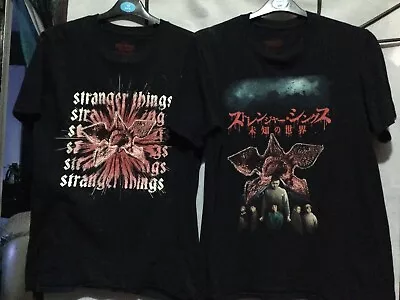 Buy Pair Of Official Stranger Things T Shirts ( Size Medium ) • 20£