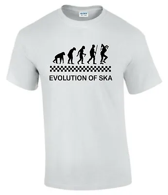 Buy Evolution Of Ska Fan Madness T-Shirt Funny Rude Men’s Lady's T-Shirt T0116 • 9.99£