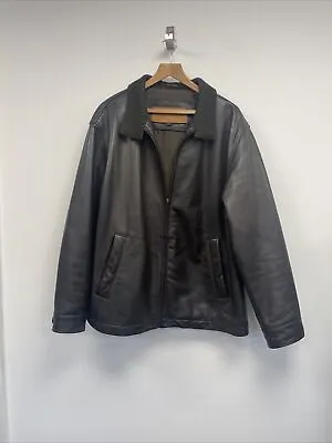 Buy Timberland Men's Leather Jacket XL - Dark Brown • 70£