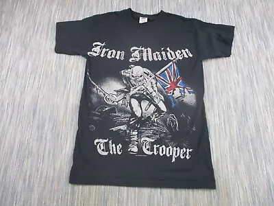 Buy Iron Maiden T Shirt Mens Small The Trooper 100% Cotton Crew Neck Official 2011 • 24.77£