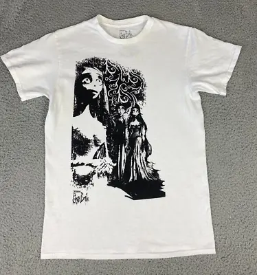 Buy Tim Burtons Corpse Bride T Shirt Womens Small Black & White • 11.28£