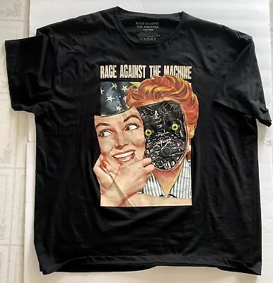 Buy Rage 2022 Tour T-Shirt 3X RATM Rage Against The Machine Concert Robot Lady • 69.34£