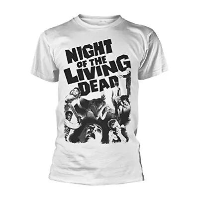 Buy PLAN 9 - NIGHT OF TH - NIGHT OF THE LIVING DEAD WHITE - Size M - New  - J72z • 18.64£