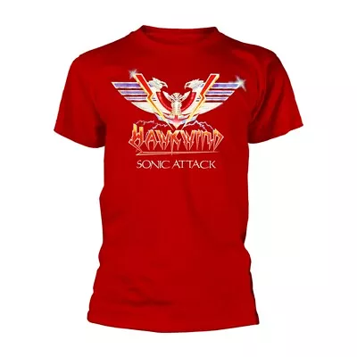 Buy HAWKWIND - SONIC ATTACK (RED) RED T-Shirt Small • 12.18£