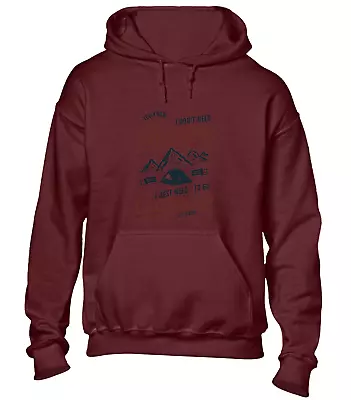 Buy I Don't Need Therapy Camping Hoody Hoodie Camper Van Outdoors Hiking Clothing • 16.99£