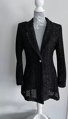Buy Zou-Line Paris Black Sparkly Jacket, Size 1 • 20£