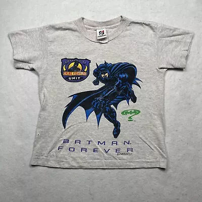 Buy VTG 1995 Batman Forever Crime Fighting Unit Riddler T Shirt YOUTH Small Signal • 36.15£