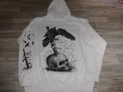 Buy Zipper Hoodie Sweatshirt Viking Metal Death Biker Pagan Black Metal Tyr Enslaved • 68.52£
