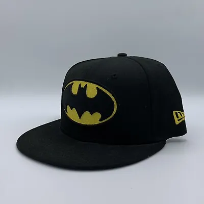 Buy BRAND NEW | New Era Batman Black Fitted Cap RRP £29.99 | Official Merch • 19.95£