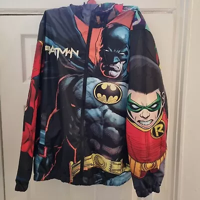 Buy Batman/joker Members Only Windbreaker Jacket Limited Edition Size Xl Bnwt  • 100£