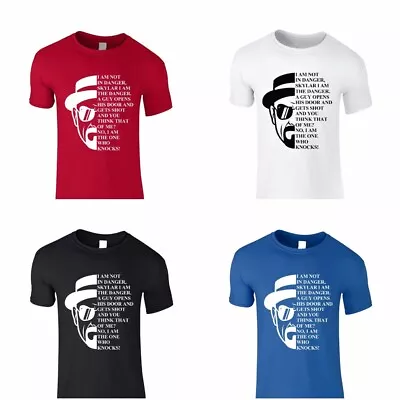 Buy Breaking Bad-Inspired T-Shirt Set - Black, Red, Blue, White - I Am Not In Danger • 4.99£