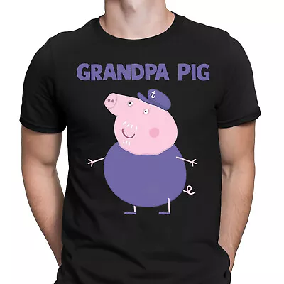 Buy Grandpa Pig Father's Day T Shirt Dad Gift Present Tee Top Mens Birthday #FD • 9.99£