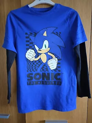 Buy Sonic The Hedgehog Long Sleeve Top Age 11-12 Years. • 5£