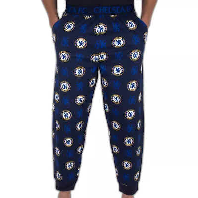 Buy Chelsea FC Mens Lounge Pants Pyjama Bottoms OFFICIAL Football Gift • 9.99£