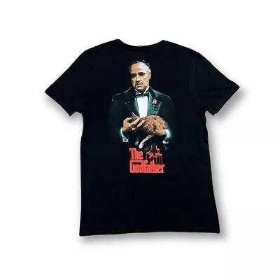 Buy The Godfather Don Corleone Black Double Sided Graphic T Shirt Size Medium • 15.99£