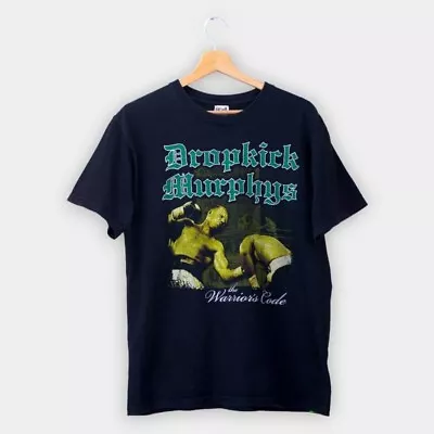 Buy Vintage  Dropkick Murphys The Warriors Code 2000's Logo Black T-Shirt Top Men M • 46.80£