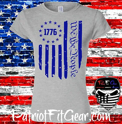 Buy Womens T-shirt,We The People,1776,Dont Tread On Me,Freedom,Live Free Or Die,Flag • 17£