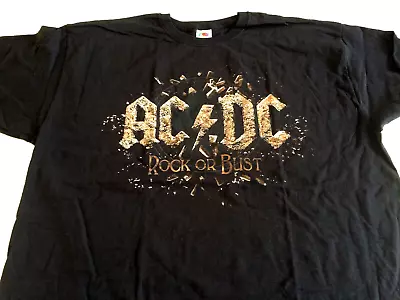 Buy AC/DC World Tour 2015 T SHIRT Large Mens New • 6.99£