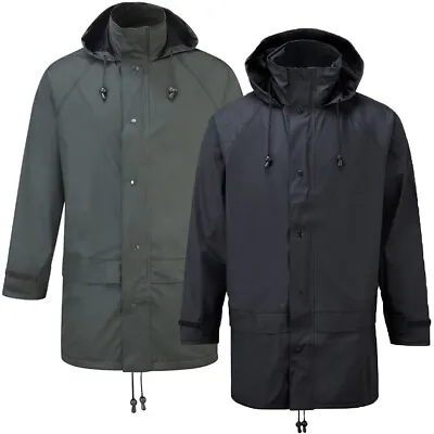 Buy Mens Fort Flex Tear-Resistant Waterproof Jacket | Taped Seams & Concealed Hooded • 22.95£