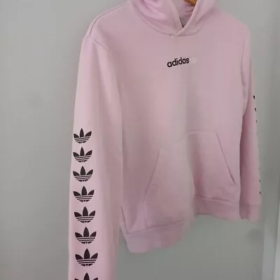Buy ADIDAS Hoodie Pink Pullover Girls Aged 13 - 14 Years  • 14.99£