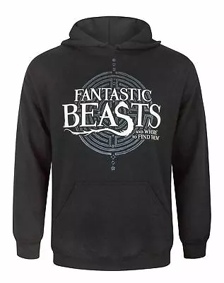 Buy Fantastic Beasts And Where To Find Them Black Hoodie (Mens) • 24.99£