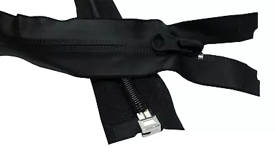 Buy Waterproof Zip Open End 50-90cm  Zips Zippers Jacket Red Black Navy Grey • 5.89£