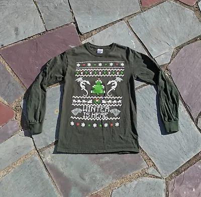 Buy Game Of Thrones Christmas Long Sleeve Shirt Unisex S Winter Is Here GOT Ugly • 25£