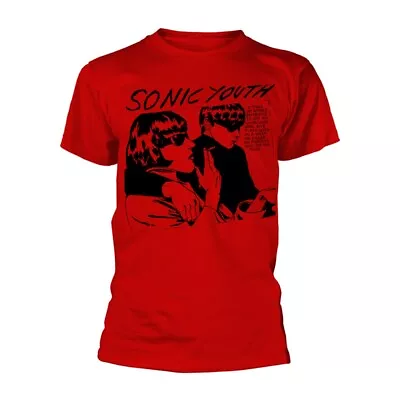 Buy SONIC YOUTH - GOO ALBUM COVER (RED) RED T-Shirt Medium • 19.11£