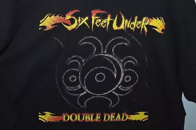 Buy VTG 2002 SIX FEET UNDER - DOUBLE DEAD ALBUM T SHIRT MENS XL!  Death Metal Blade • 94.72£