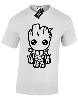 Buy Groot Cartoon Mens T Shirt Guardians Fan Sci-fi Of The Galaxy Top Film S - 5xl • 8.99£