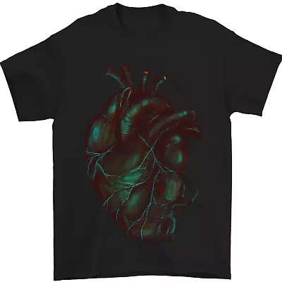 Buy Rotten Heart Gothic Demon Satan Skull Evil Mens T-Shirt 100% Cotton • 7.49£