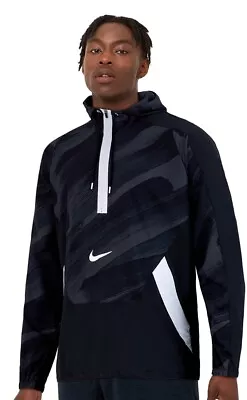 Buy Nike Woven Sport Clash Training Hoodie Black In Mens Size M BRAND NEW+ DEFECTS  • 47.99£