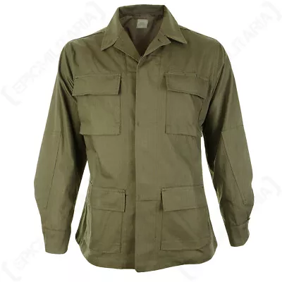 Buy Cotton US Style Ripstop Field Jacket - Olive Drab - New - All Sizes - Military • 38.95£